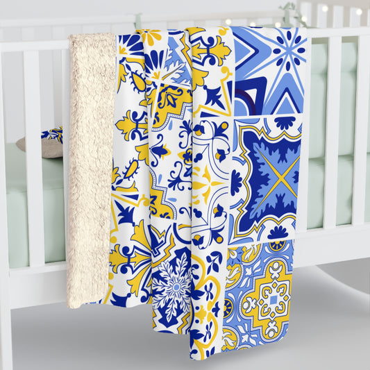 Mosaic Dream Sherpa Blanket
