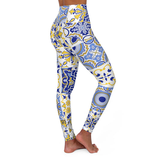 Golden Mosaic Yoga Pants