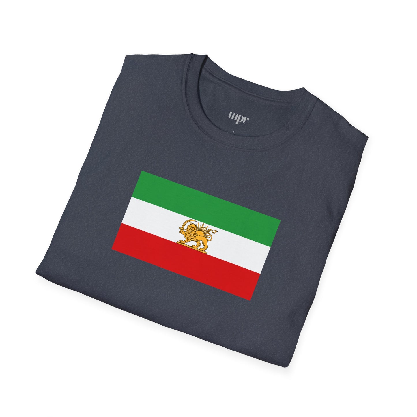 Lion and Sun Iran Flag Unisex T-Shirt