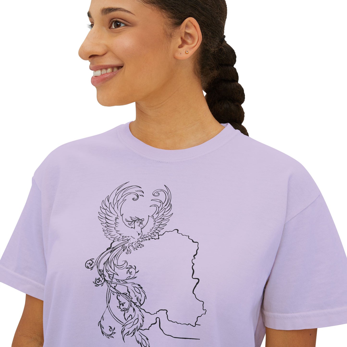Simorgh and Iran Women's Boxy T-shirt