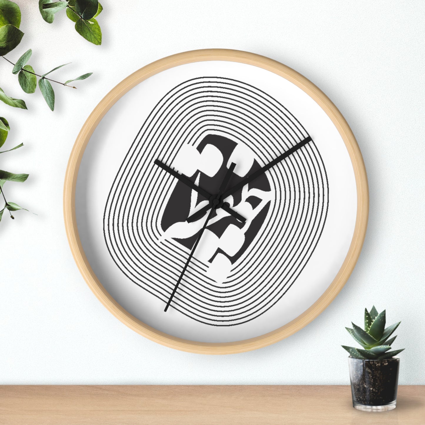 Persian Calligraphy Wall Clock