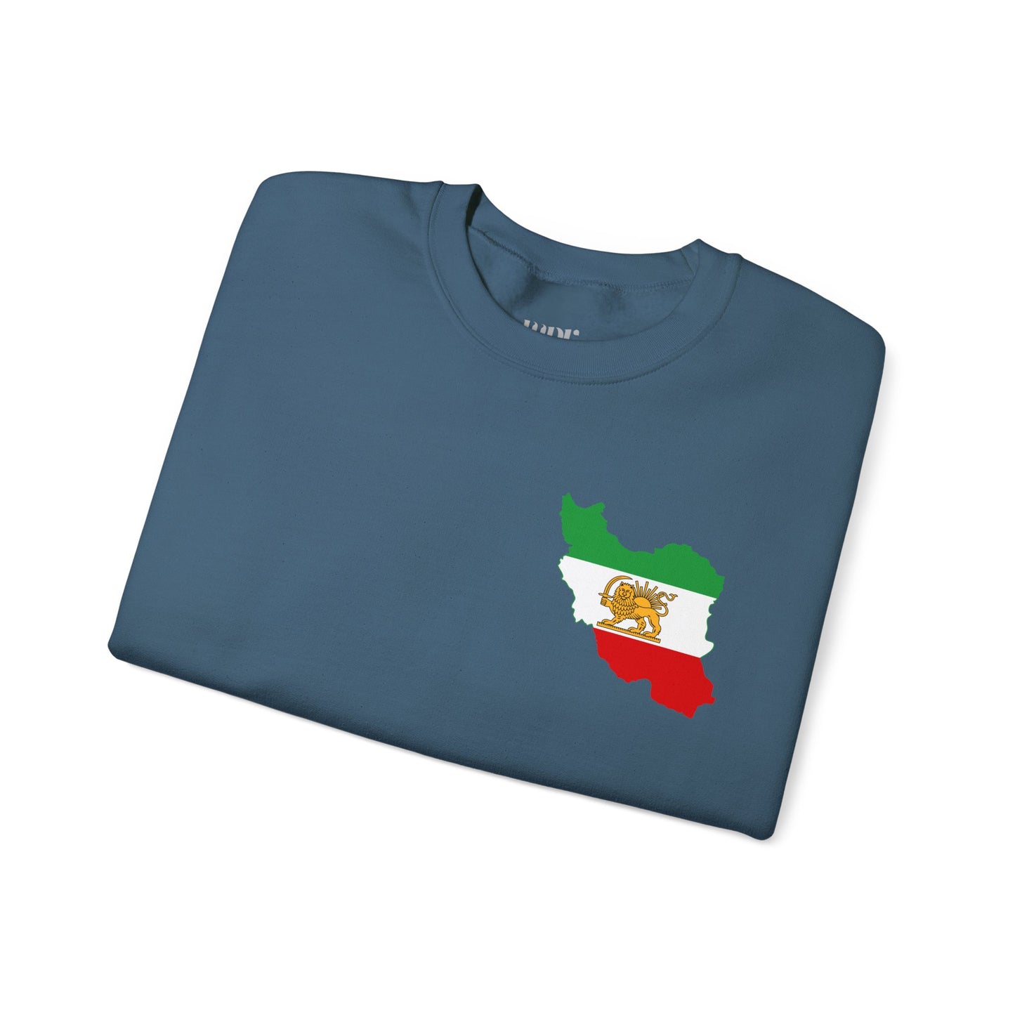 Iran Map Lion and Sun Flag Unisex Sweatshirt