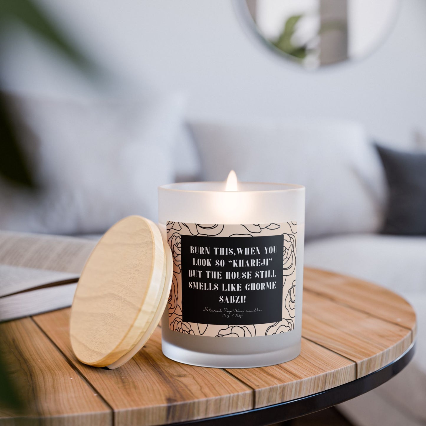 Ghorme Sabzi Energy Candle (11 oz)