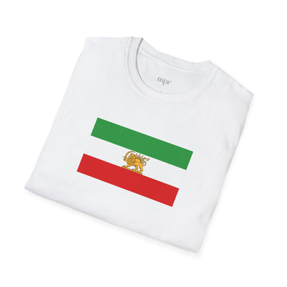 Lion and Sun Iran Flag Unisex T-Shirt