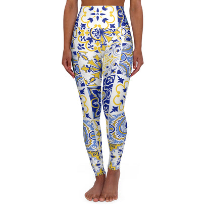 Golden Mosaic Yoga Pants
