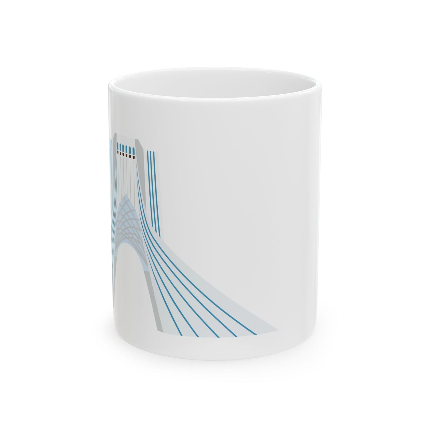 Tehran Skyline Ceramic Mug