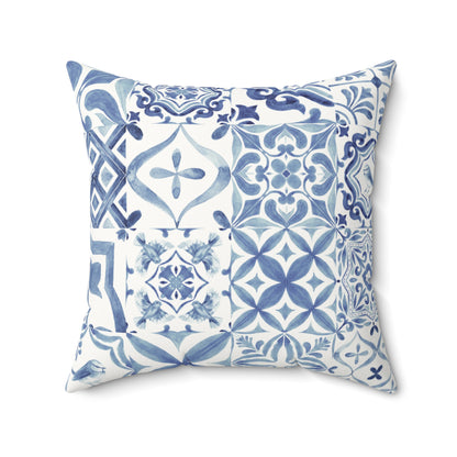 Blue Garden Pillow