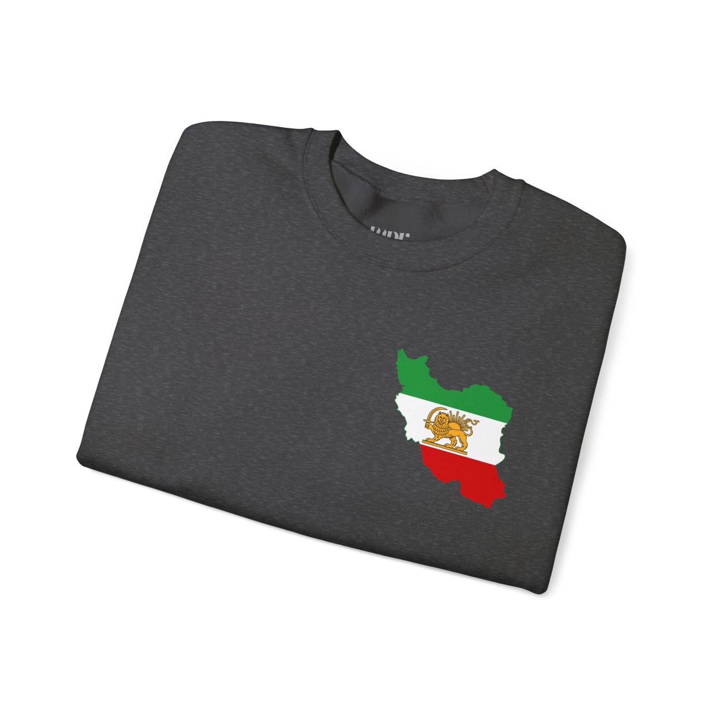 Iran Map Lion and Sun Flag Unisex Sweatshirt