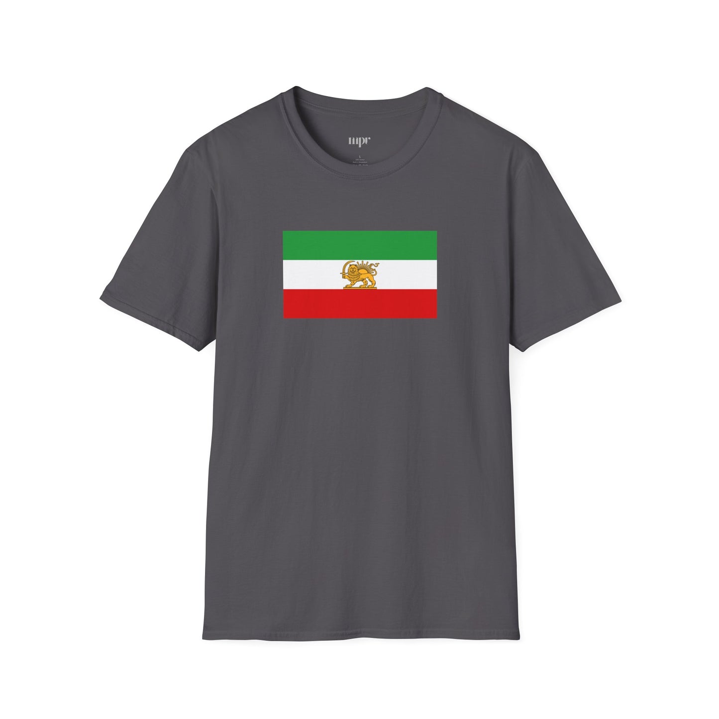 Lion and Sun Iran Flag Unisex T-Shirt