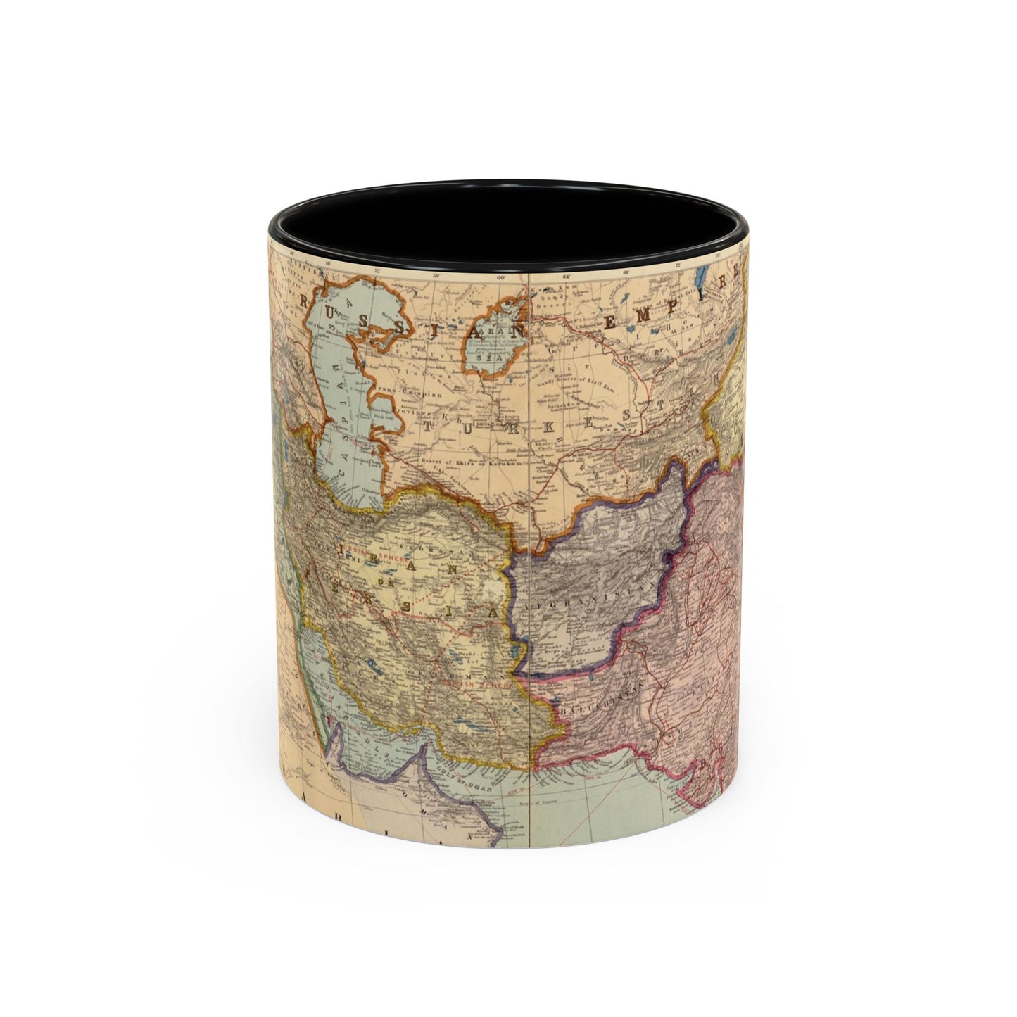 Map of  Iran Ceramic Mug