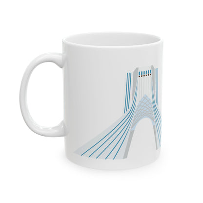 Tehran Skyline Ceramic Mug