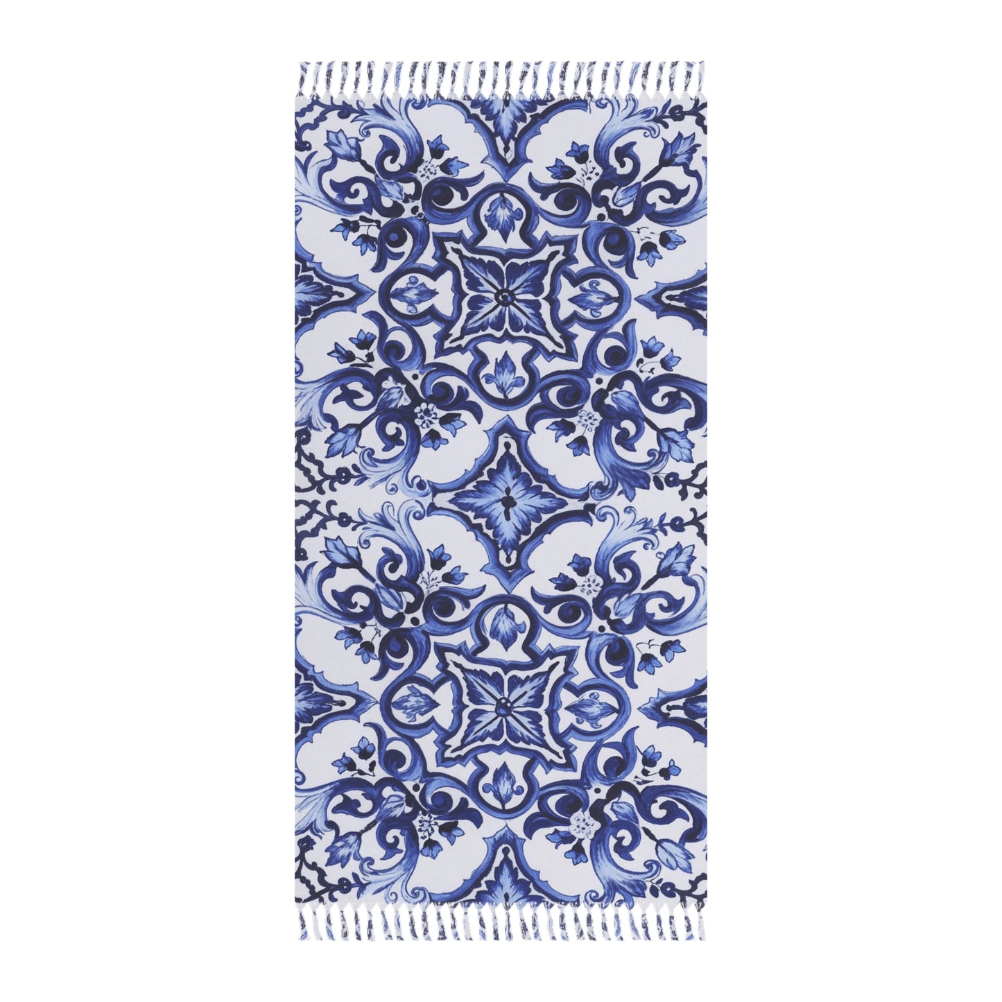 Blue Courtyard Beach Cloth