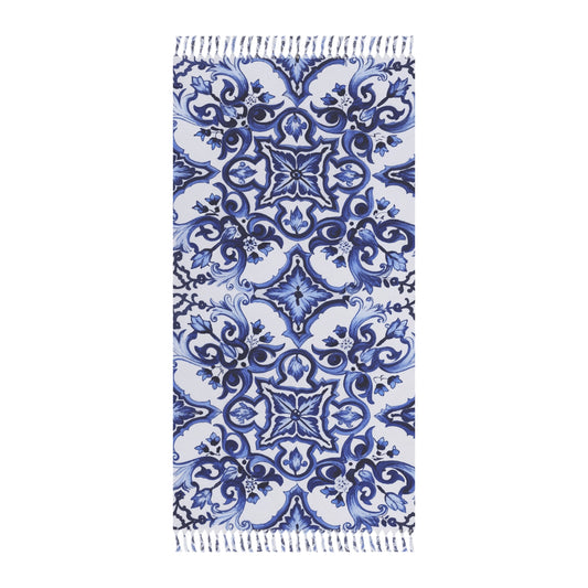 Blue Courtyard Beach Cloth