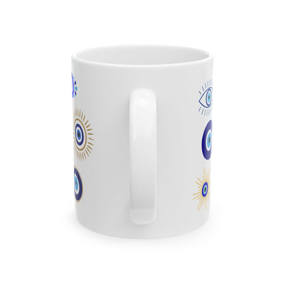 Evil Eye Ceramic Mug