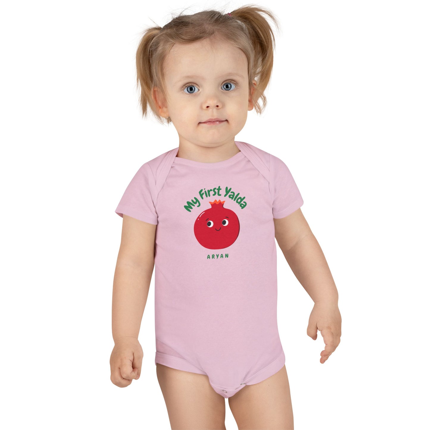 Personalized My First Yalda Baby Bodysuit