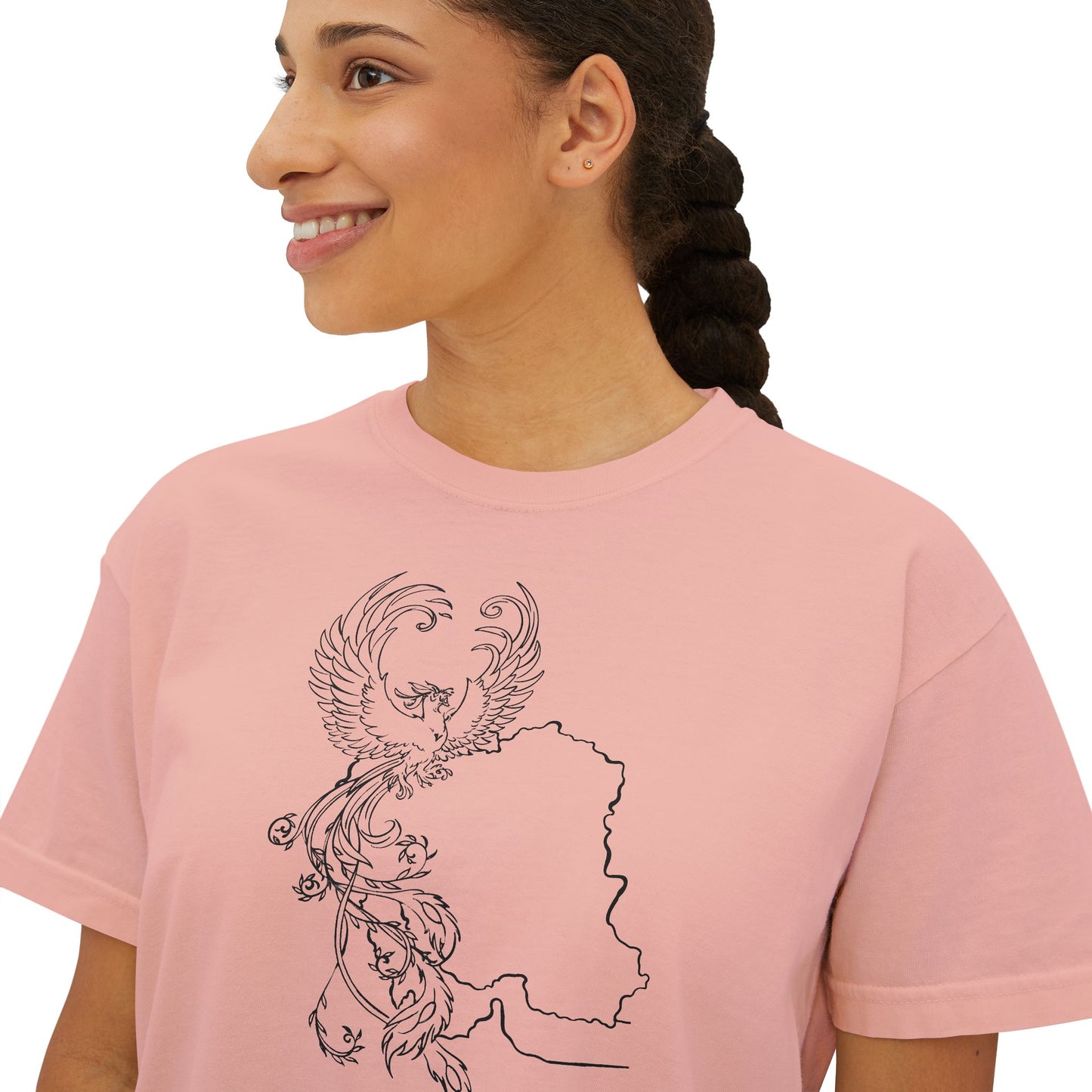 Simorgh and Iran Women's Boxy T-shirt