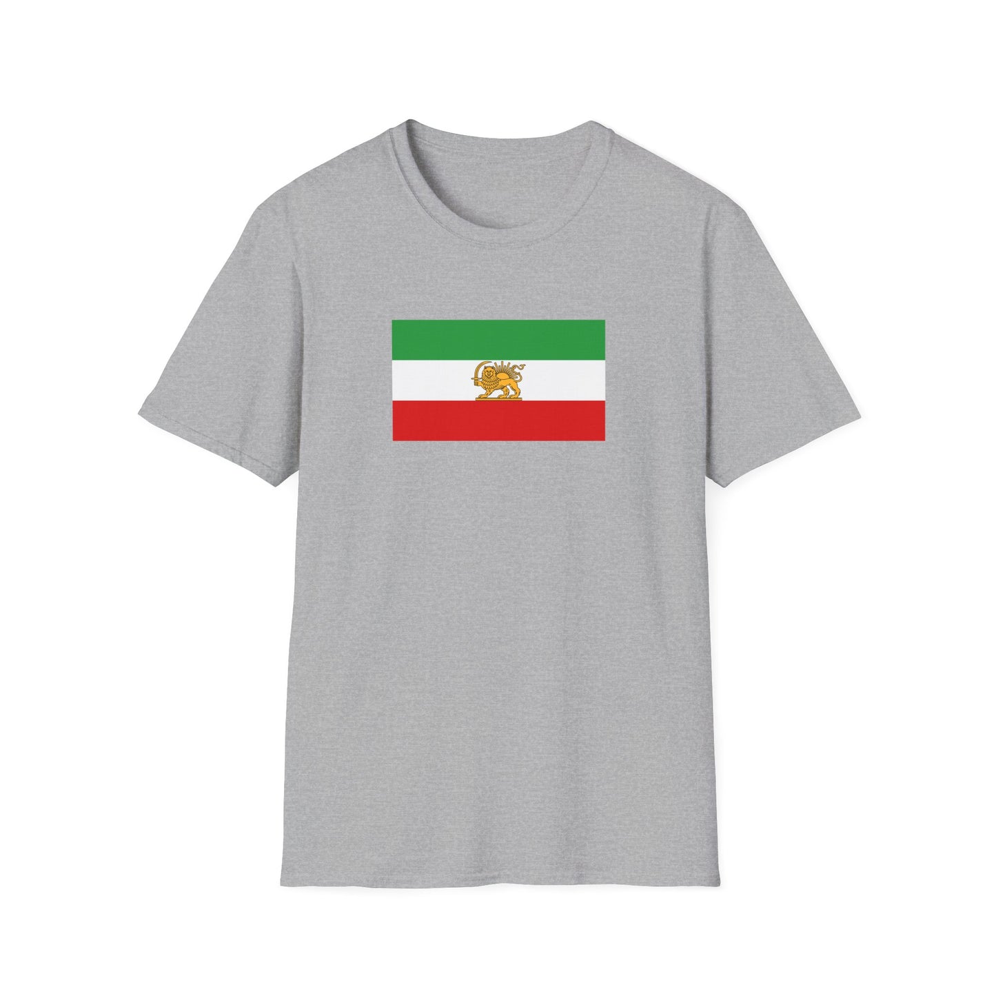 Lion and Sun Iran Flag Unisex T-Shirt