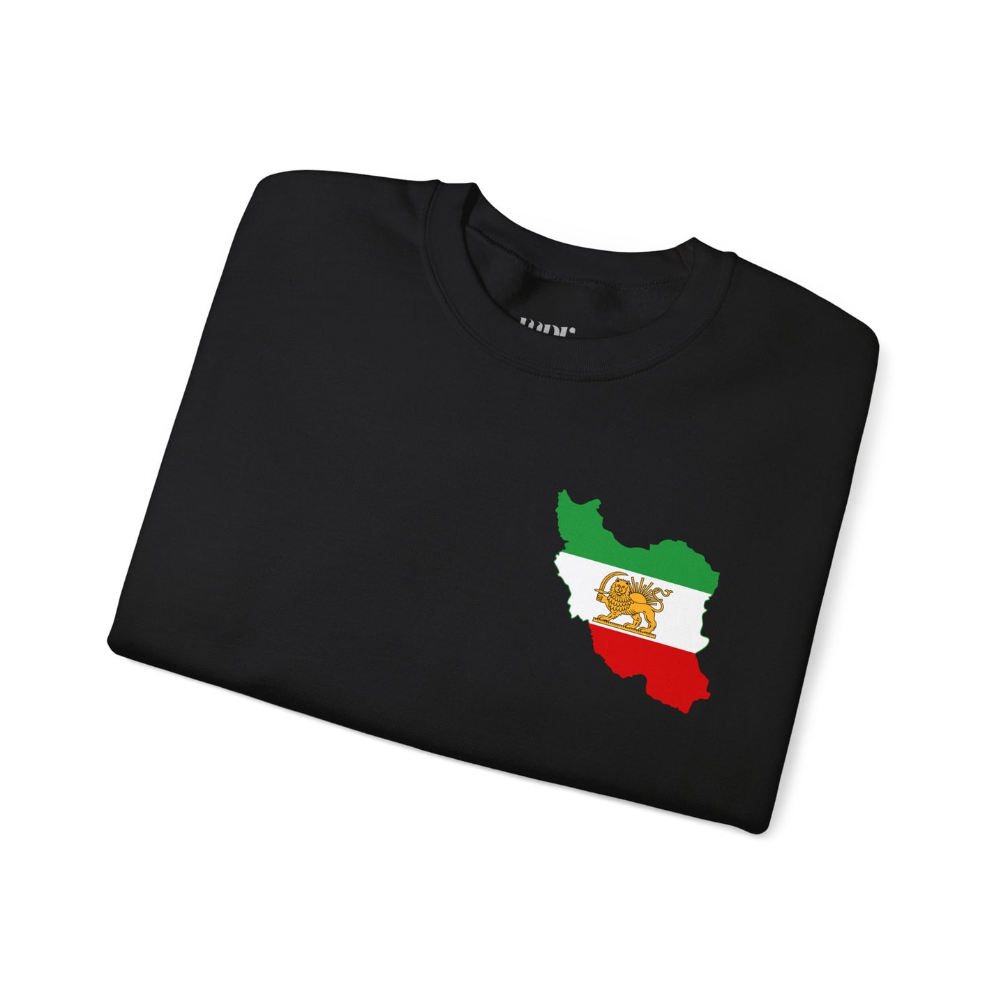 Iran Map Lion and Sun Flag Unisex Sweatshirt