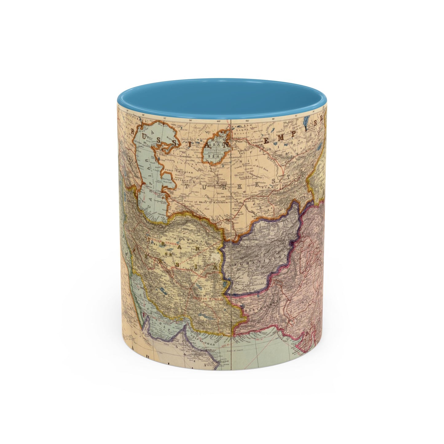 Map of  Iran Ceramic Mug