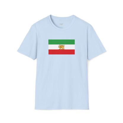 Lion and Sun Iran Flag Unisex T-Shirt