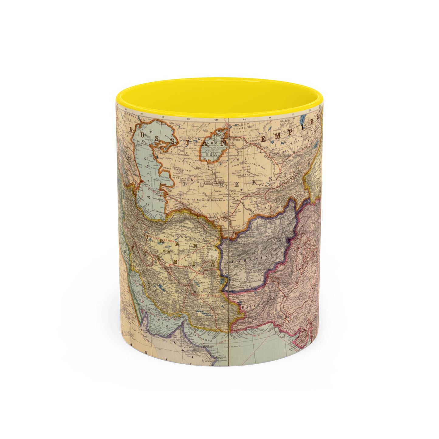 Map of  Iran Ceramic Mug