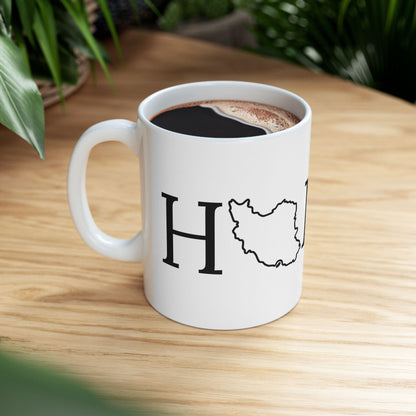 Where Home Is Ceramic Mug