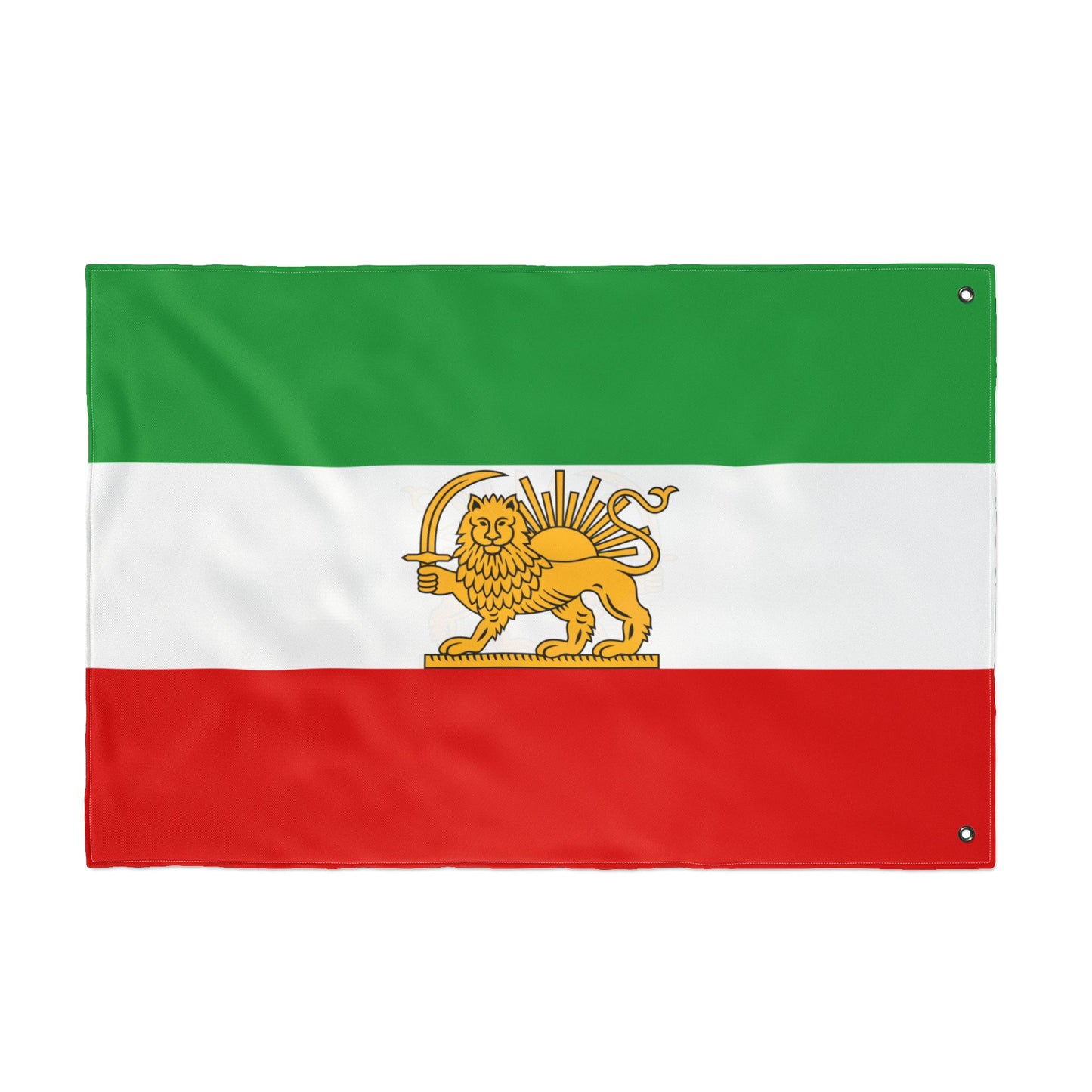 Lion and Sun Iran Flag ( 24" x 36") - No-Profit Item