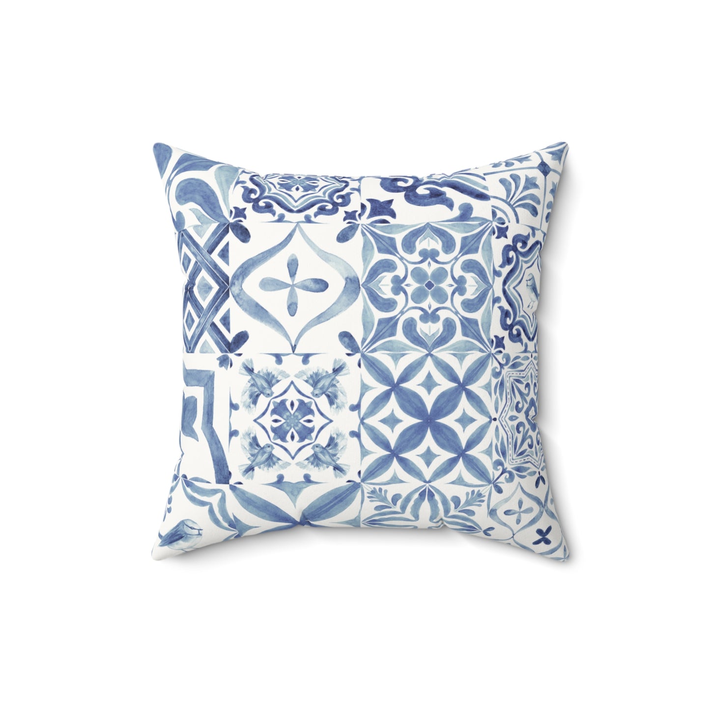 Blue Garden Pillow