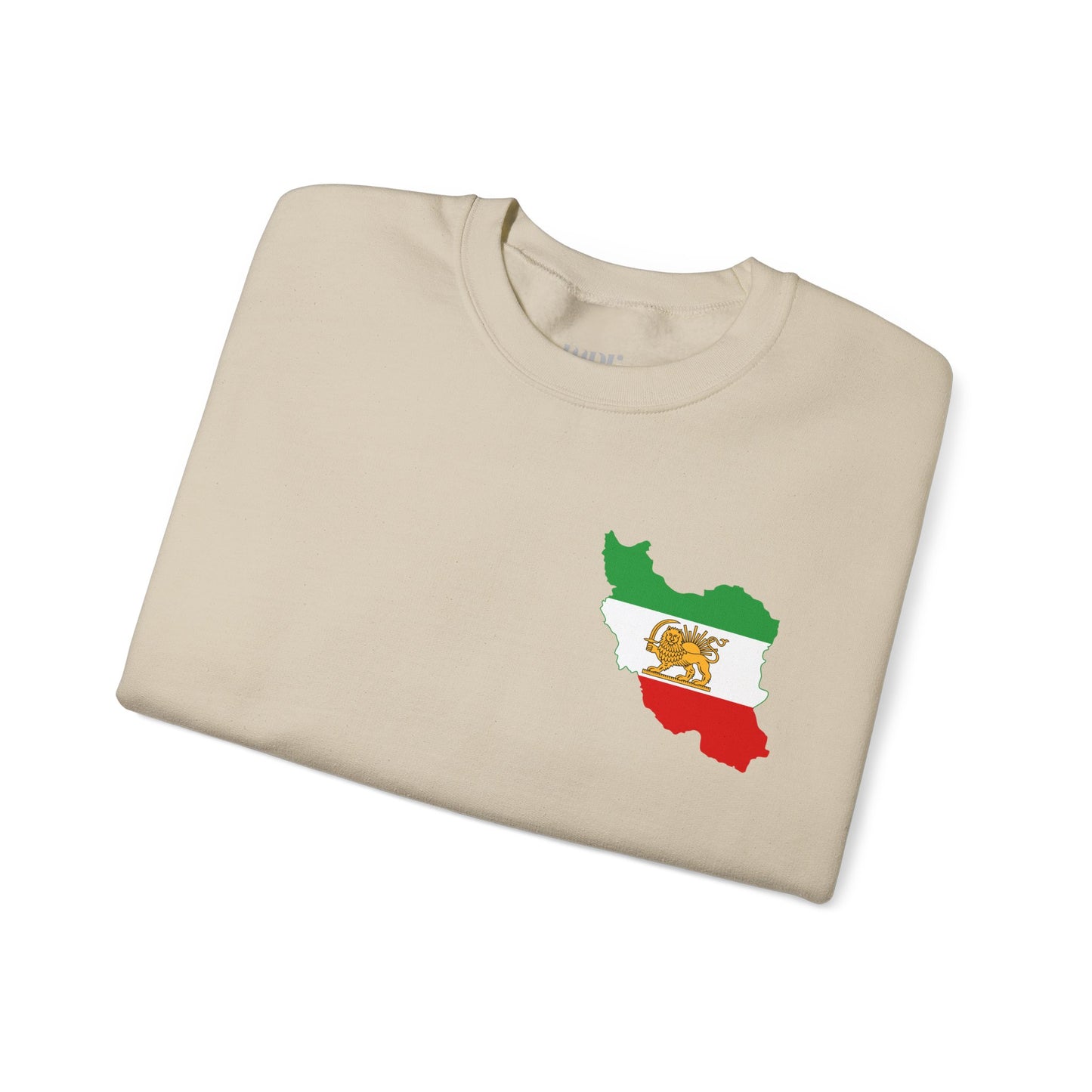Iran Map Lion and Sun Flag Unisex Sweatshirt