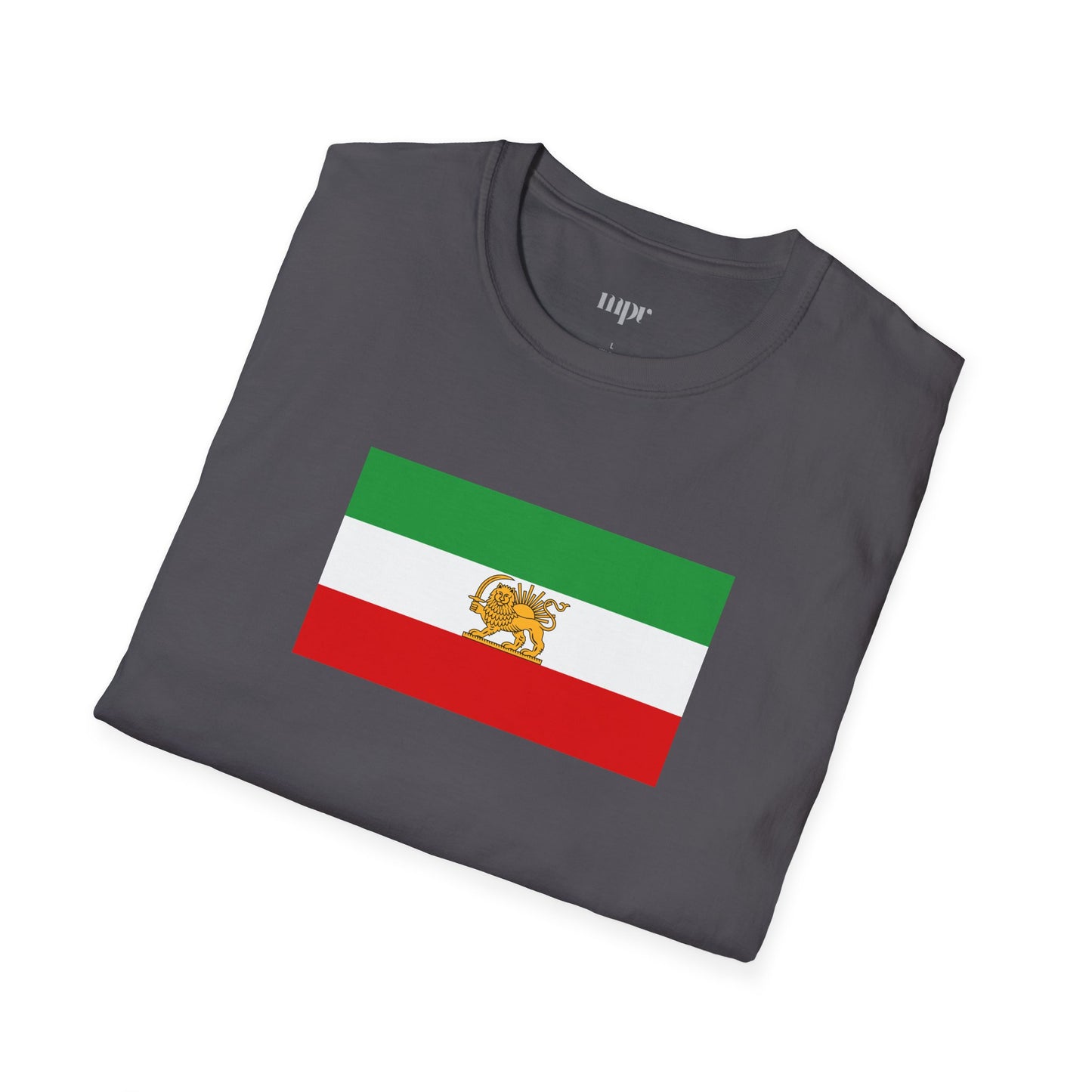 Lion and Sun Iran Flag Unisex T-Shirt