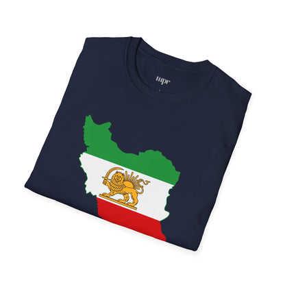 Iran Map Lion and Sun T-Shirt
