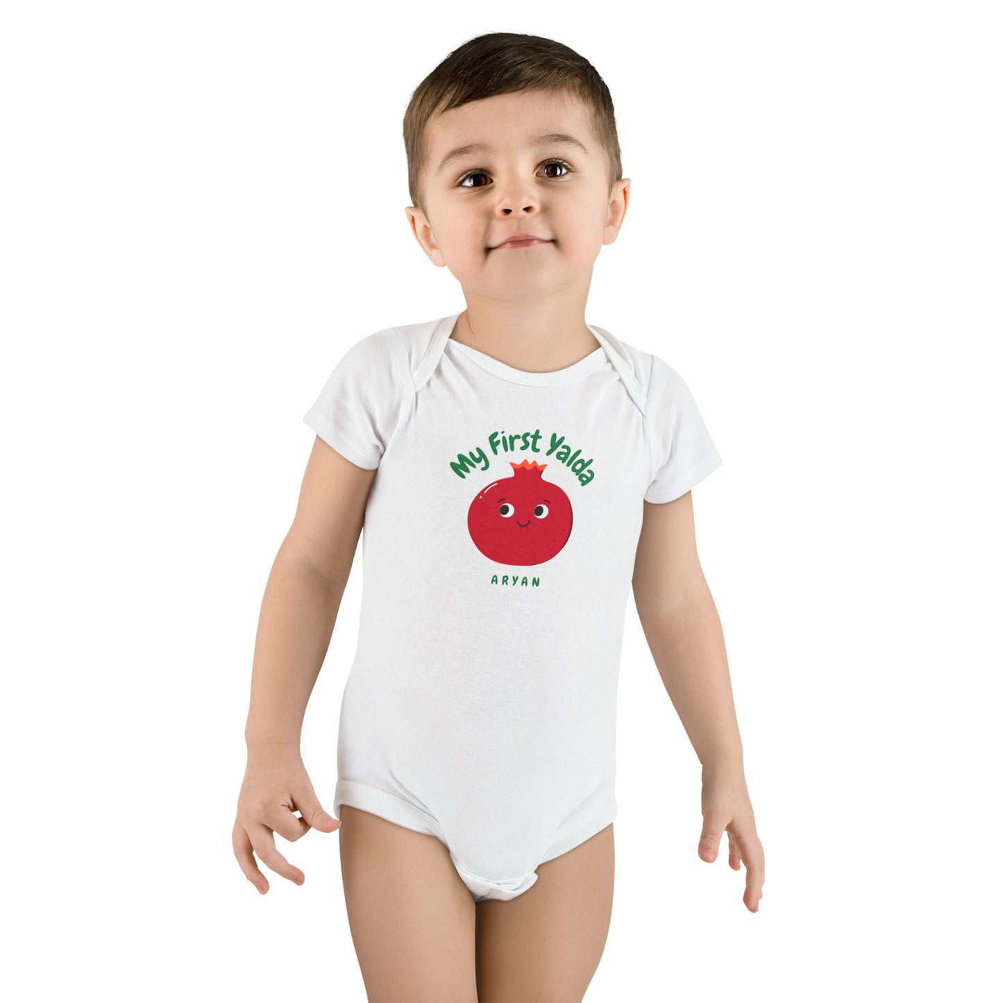 Personalized My First Yalda Baby Bodysuit