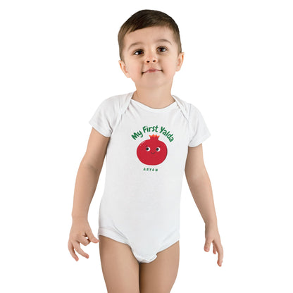Personalized My First Yalda Baby Bodysuit