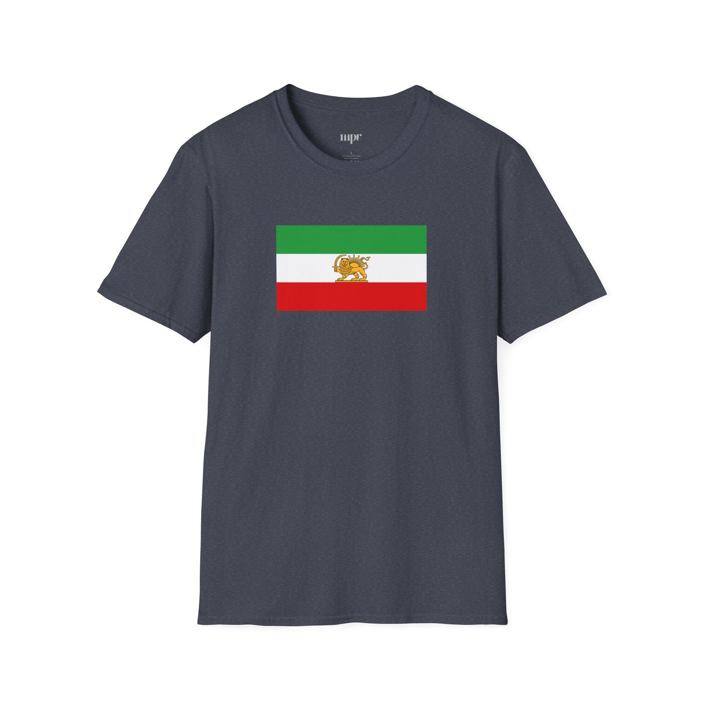 Lion and Sun Iran Flag Unisex T-Shirt