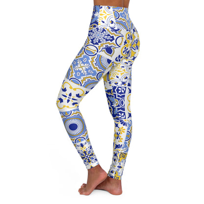 Golden Mosaic Yoga Pants