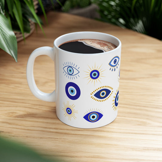 Evil Eye Ceramic Mug