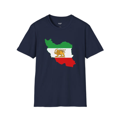 Iran Map Lion and Sun T-Shirt