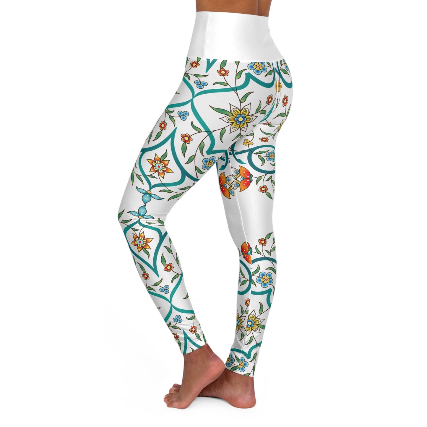 Persian Blue Flow Leggings