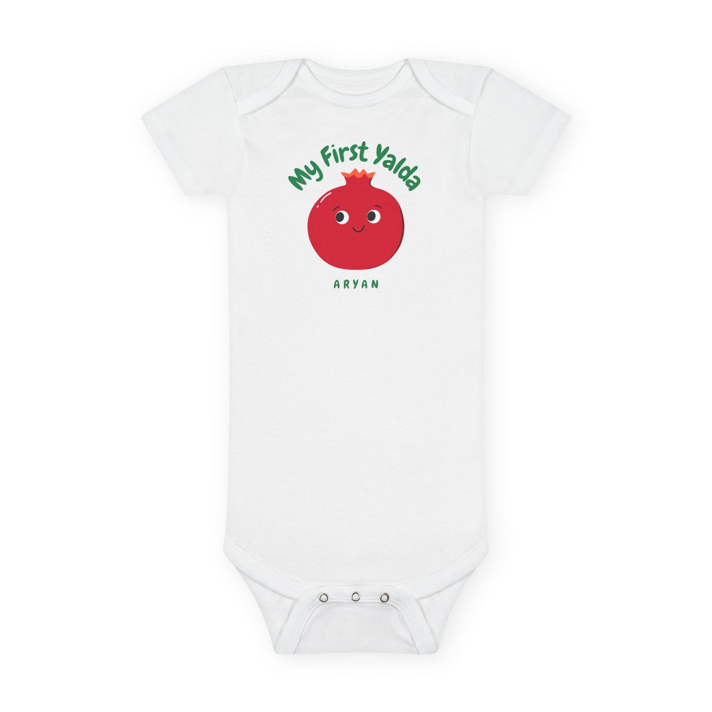 Personalized My First Yalda Baby Bodysuit