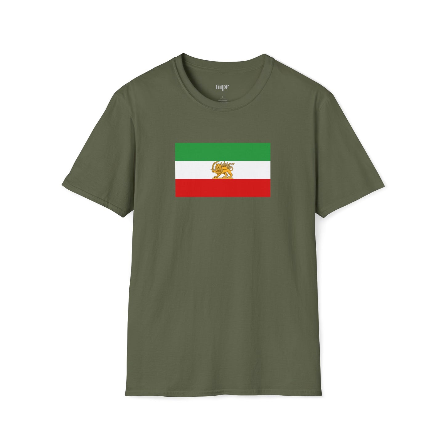 Lion and Sun Iran Flag Unisex T-Shirt