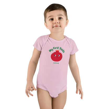 Personalized My First Yalda Baby Bodysuit