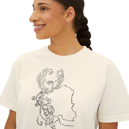 Simorgh and Iran Women's Boxy T-shirt