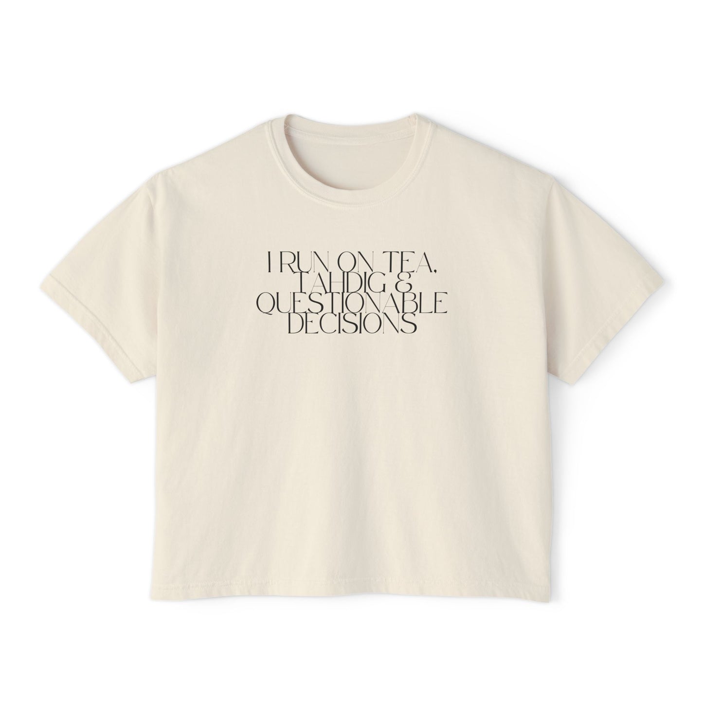 Chai & Tahdig Women's Boxy Tee