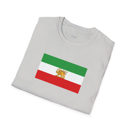 Lion and Sun Iran Flag Unisex T-Shirt