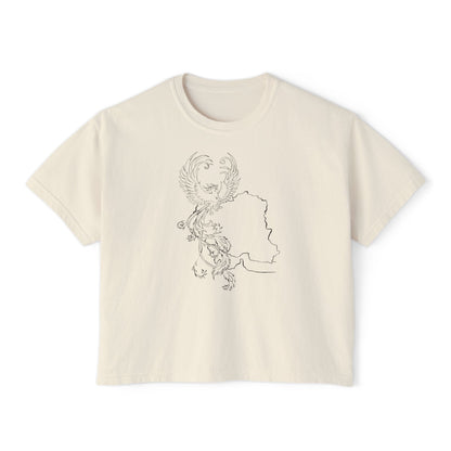 Simorgh and Iran Women's Boxy T-shirt