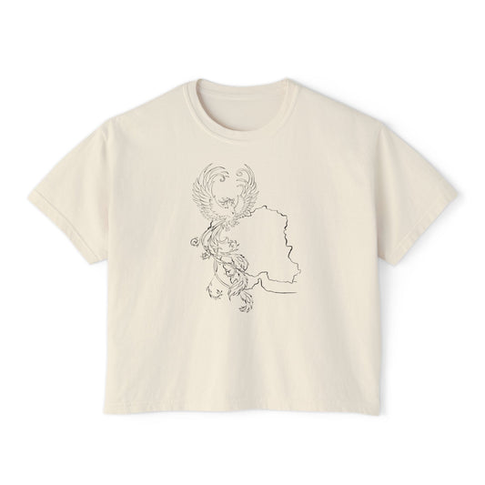Simorgh and Iran Women's Boxy T-shirt