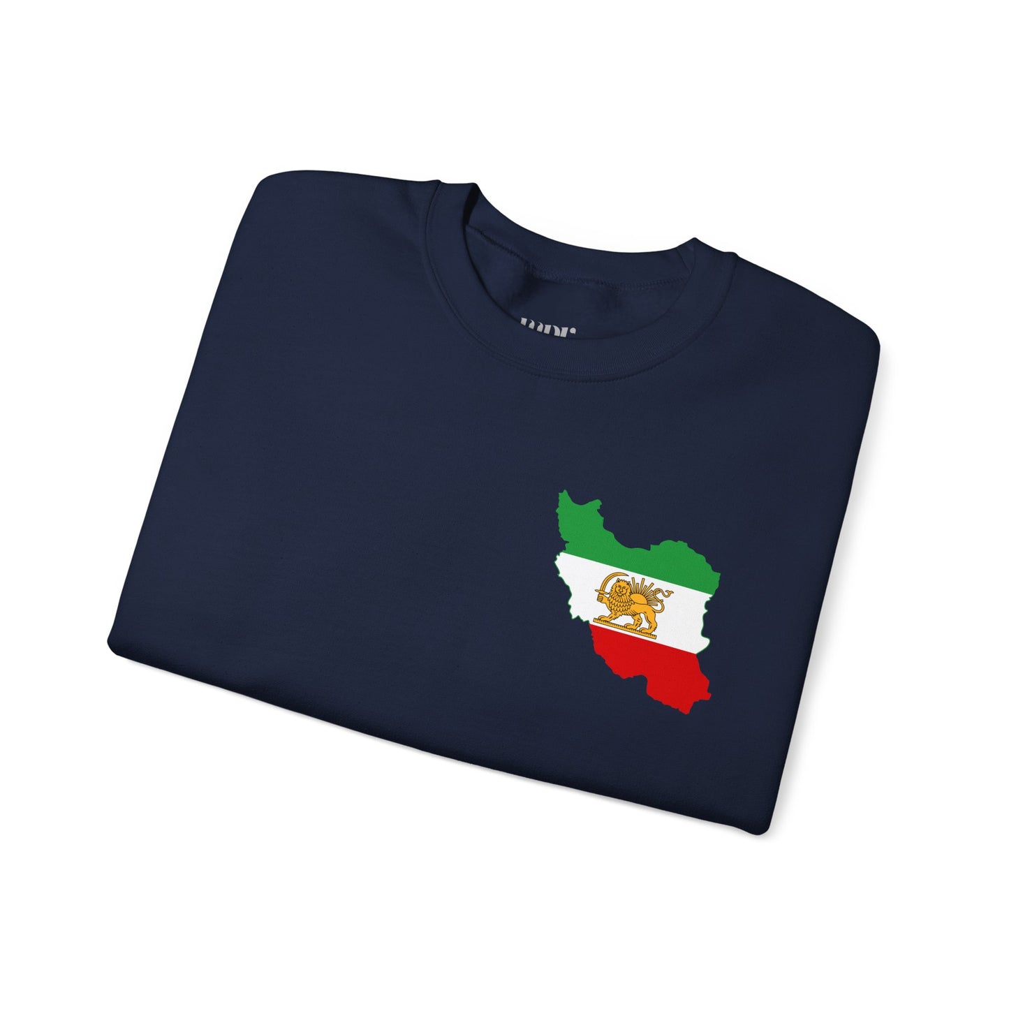 Iran Map Lion and Sun Flag Unisex Sweatshirt
