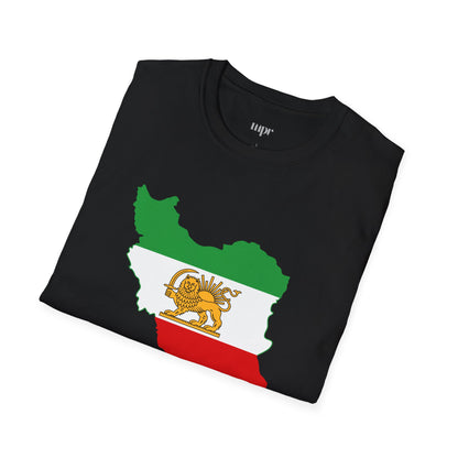 Iran Map Lion and Sun T-Shirt