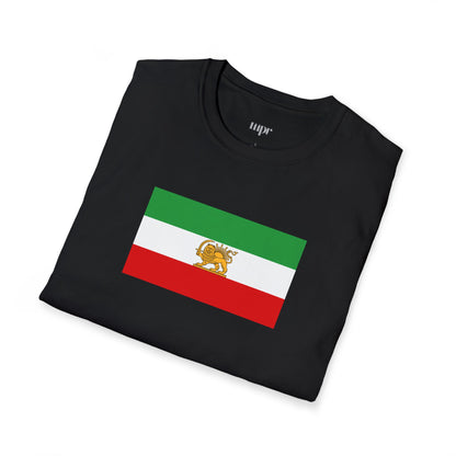 Lion and Sun Iran Flag Unisex T-Shirt