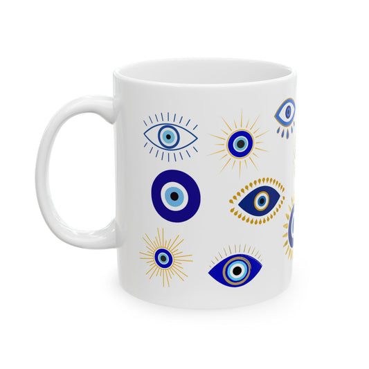 Evil Eye Ceramic Mug